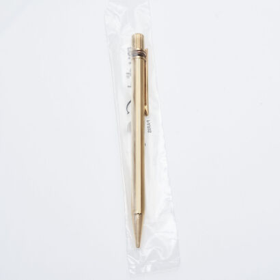 Cartier Gold Plated Steel Must de Cartier Trinity Ballpoint Pen