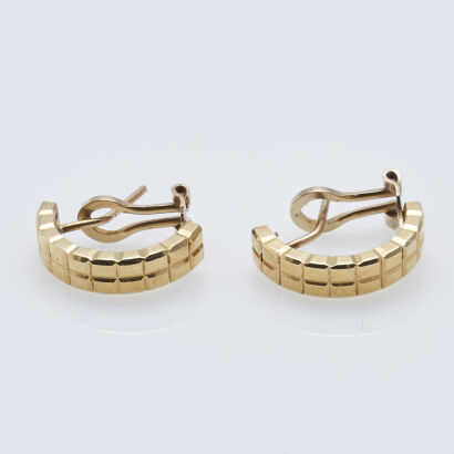 18ct Vintage Hoop Earrings