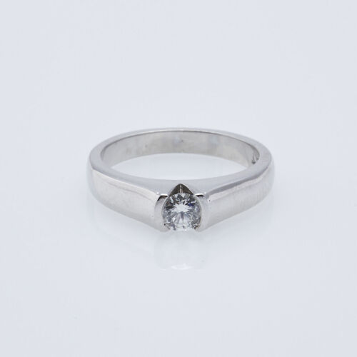 Platinum and 18ct Diamond Solitaire Ring