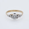 18ct Vintage Diamond Solitaire Ring