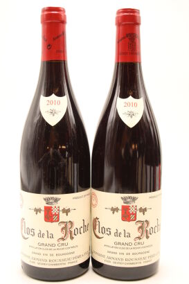 (2) 2010 Domaine Armand Rousseau Pere et Fils Clos de la Roche Grand Cru, Cote de Nuits [JR17.5]
