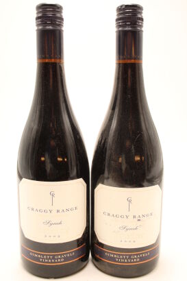 (2) 2009 Craggy Range Syrah, Gimblett Gravels