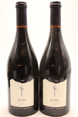 (2) 2008 Craggy Range Le Sol Syrah, Gimblett Gravels [RP96] [BC98]