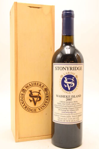 (1) 2007 Stonyridge Vineyard Larose, Waiheke Island