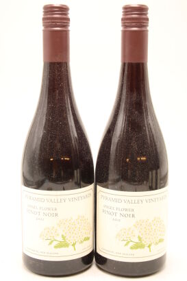 (2) 2011 Pyramid Valley Vineyards 'Angel Flower' Pinot Noir, Canterbury [RP95]