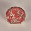 A Continental European Cartouche-Shaped Gold-Mounted Box of Carved Translucent Red Jasper - 3