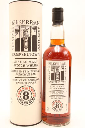 (1) Kilkerran 8 Year Old Cask Strength, 57.1% ABV