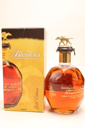 (1) Blanton&rsquo;s Gold, 2014 Dump Date, 51.5% ABV (GB)