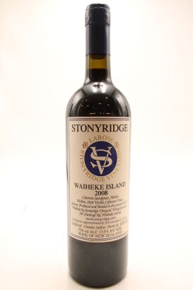 (1) 2008 Stonyridge Vineyard Larose, Waiheke Island