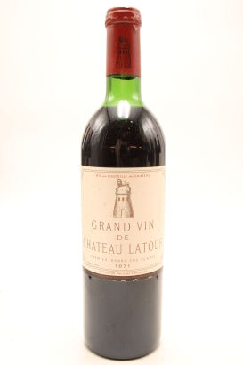 (1) 1971 Chateau Latour, Pauillac [JR20] (US)