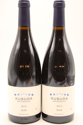 (2) 2013 Kusuda Syrah, Martinborough [JR17.5] [BC95]