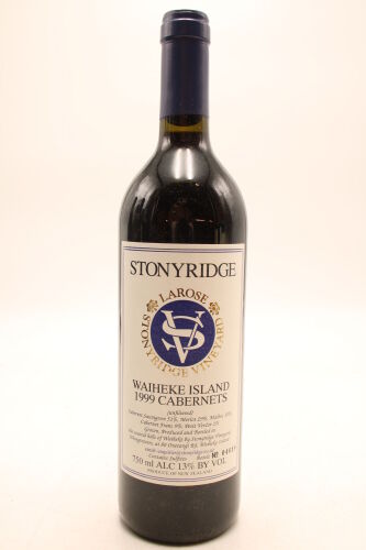 (1) 1999 Stonyridge Vineyard Larose, Waiheke