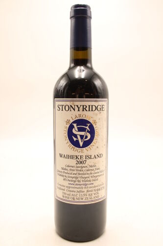 (1) 2007 Stonyridge Vineyard Larose, Waiheke
