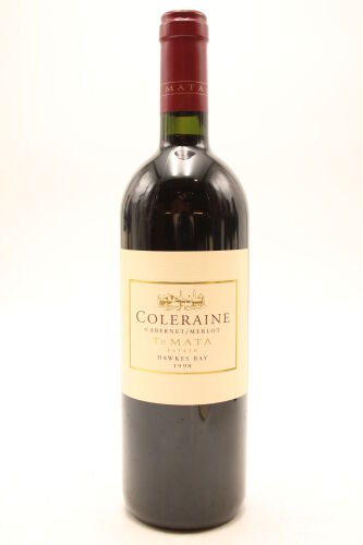 (1) 1998 Te Mata Estate Coleraine, Hawke's Bay