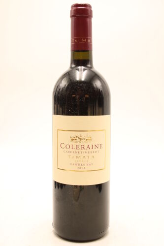 (1) 2001 Te Mata Estate Coleraine, Hawke's Bay