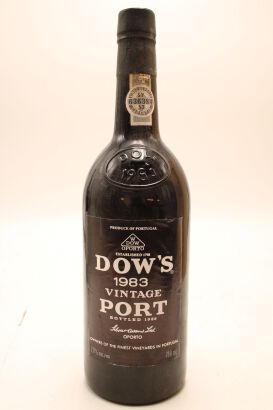(1) 1983 Dow's Vintage Port, Portugal [JR17.5]