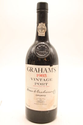 (1) 1985 W & J Graham's Vintage Port, Portugal [RP96] [JR18]