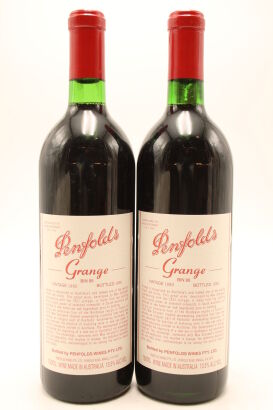 (2) 1990 Penfolds Grange Bin 95, Australia [JR18] [BC96] [RP95] [JO97]