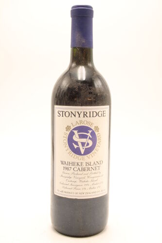 (1) 1987 Stonyridge Vineyard Larose, Waiheke Island