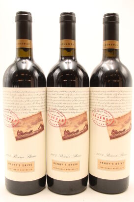(3) 2004 Henry's Drive - Reserve Shiraz, Padthaway