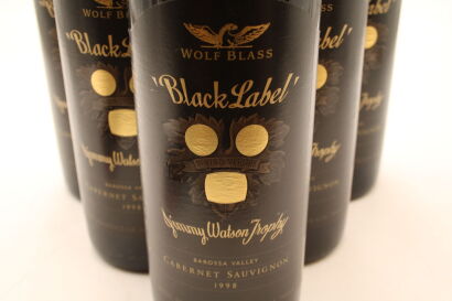 (6) 1998 Wolf Blass Black Label, Cabernet Sauvignon, Barossa Valley