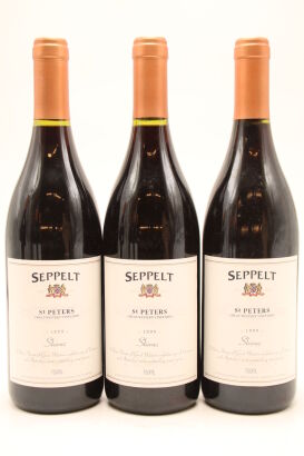 (3) 1999 Seppelt St Peters Great Western Vineyards Shiraz, Australia