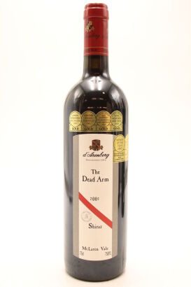 (1) 2001 d'Arenburg The Dead Arm Shiraz, McLaren Vale