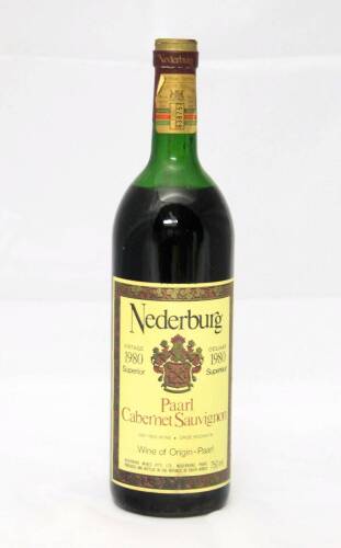 (1) 1980 Nederburg Superior Cabernet Sauvignon