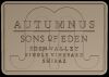 *(1) 2012 Sons of Eden Autumnus Shiraz, Eden Valley SK99 - 2