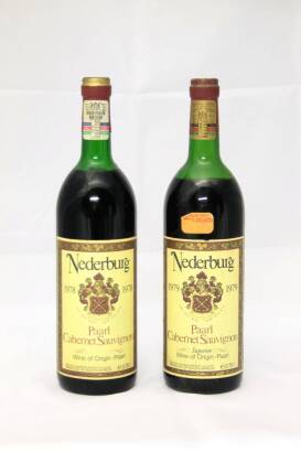 (2) 1978 and 1979 Nederburg Cabernet Sauvignon