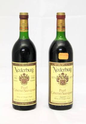 (4) 1979 & 1980 Nederburg Cabernet Sauvignon