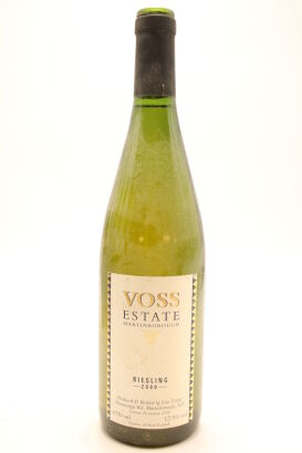 (1) 2000 Voss Estate Riesling, Martinborough