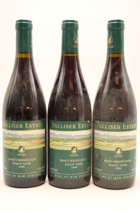 (3) 1999 Palliser Estate Pinot Noir, Martinborough