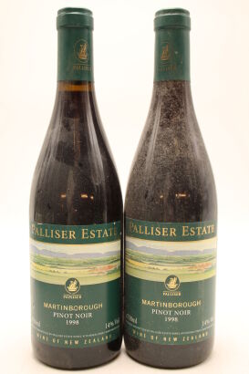 (2) 1998 Palliser Estate Pinot Noir, Martinborough