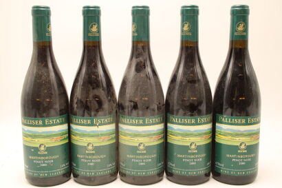 (5) 2000 Palliser Estate Pinot Noir, Martinborough