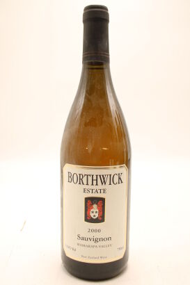 (1) 2000 Borthwick Estate Sauvignon, Wairarapa Valley