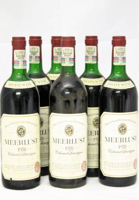 (6) 1978 Meerlust Cabernet Sauvignon