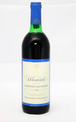 (1) 1985 Warwick Estate Cabernet Sauvignon