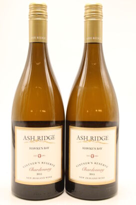 (2) 2015 Ash Ridge Vintner's Reserve Chardonnay, Hawke's Bay