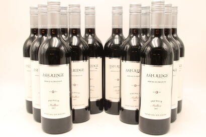 (12) 2017 Ash Ridge Premium Malbec, Hawke's Bay
