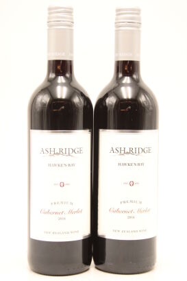 (2) 2016 Ash Ridge Premium Cabernet Merlot, Hawke's Bay