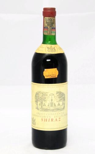 (1) 1978 Groot Constantia Shiraz