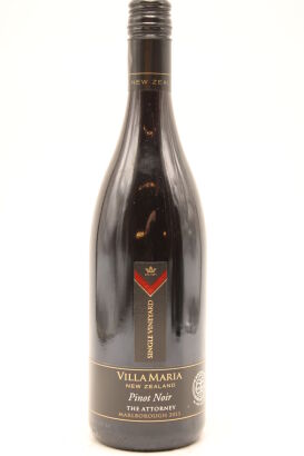 (1) 2013 Villa Maria Single Vineyard The Attorney Pinot Noir, Marlborough [BC95]