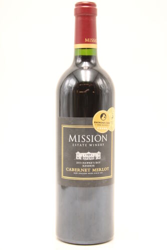 (1) 2013 Mission Estate Reserve Cabernet Merlot, Gimblett Gravels [RC18.5]
