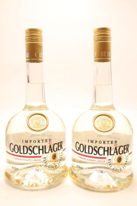 (2) Goldschlager Liqueur, 1000ml