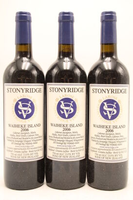 (3) 2006 Stonyridge Vineyard Larose, Waiheke Island