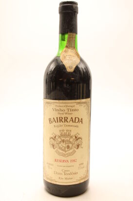 (1) 1982 Caves Dom Teodosio Vinho Tinto Reserva , Bairrada