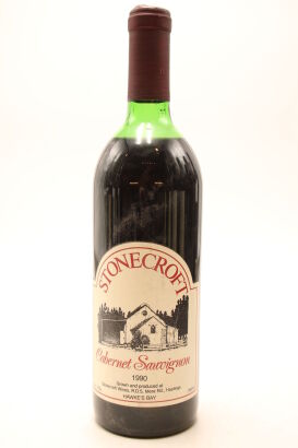 (1) 1990 Stonecroft Cabernet Sauvignon, Gimblett Gravels