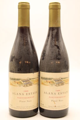 (2) 1999 Alana Estate Pinot Noir, Martinborough