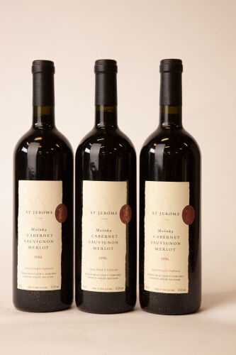 (6) 1996 St Jerome Matuka Cabernet Sauvignon Merlot, Henderson